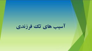 فایل ارائه خانم منصوری با موضوع «آسیب های تک فرزندی»